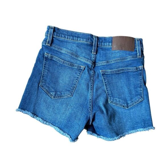 Shorts J. Crew 10" highest-rise cutoff denim blue boy shorts - Picture 4 of 6